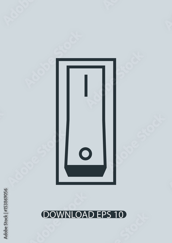 Switch on icon, Vector