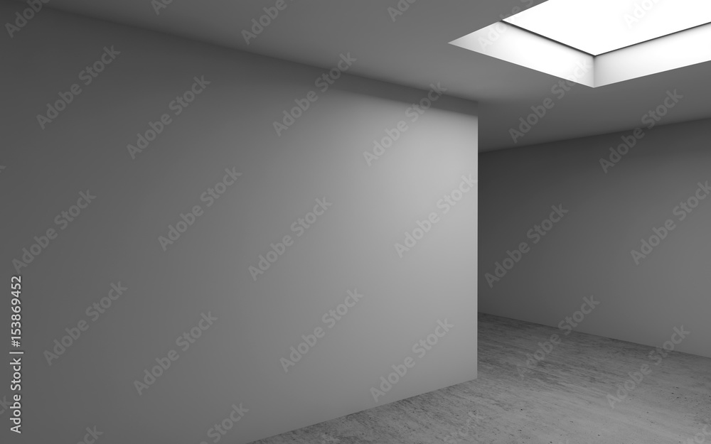 Obraz premium Empty room interior background, 3d render