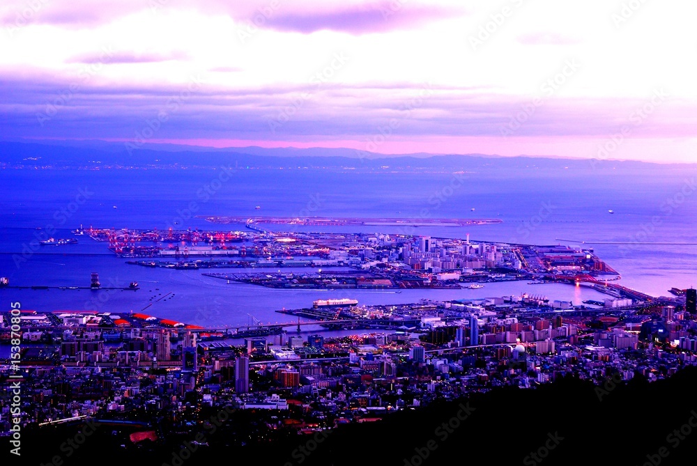 Fototapeta premium 摩耶山からの夜景