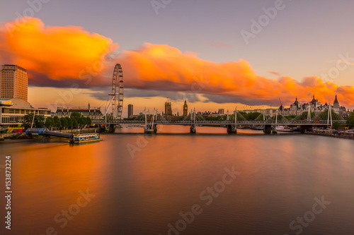 Sunset on Southbank © Iain Selwyn-Reeves