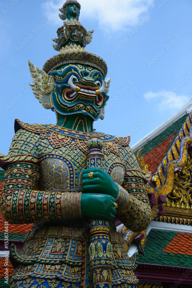 Grand Palace Temple in Bangkok, Thailand	