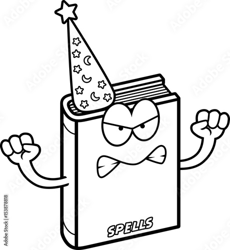 Angry Cartoon Spell Book