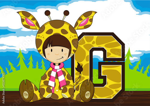 G is for Giraffe Girl