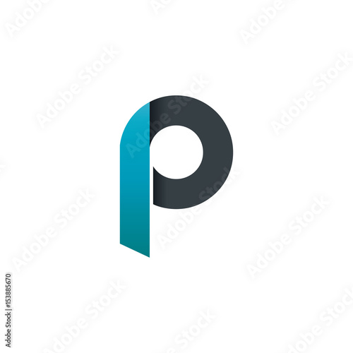 Initial Letter IP LO P Rounded Lowercase Logo