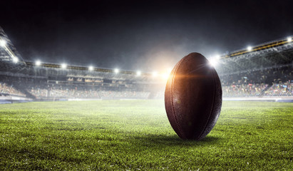 American football arena. Mixed media . Mixed media