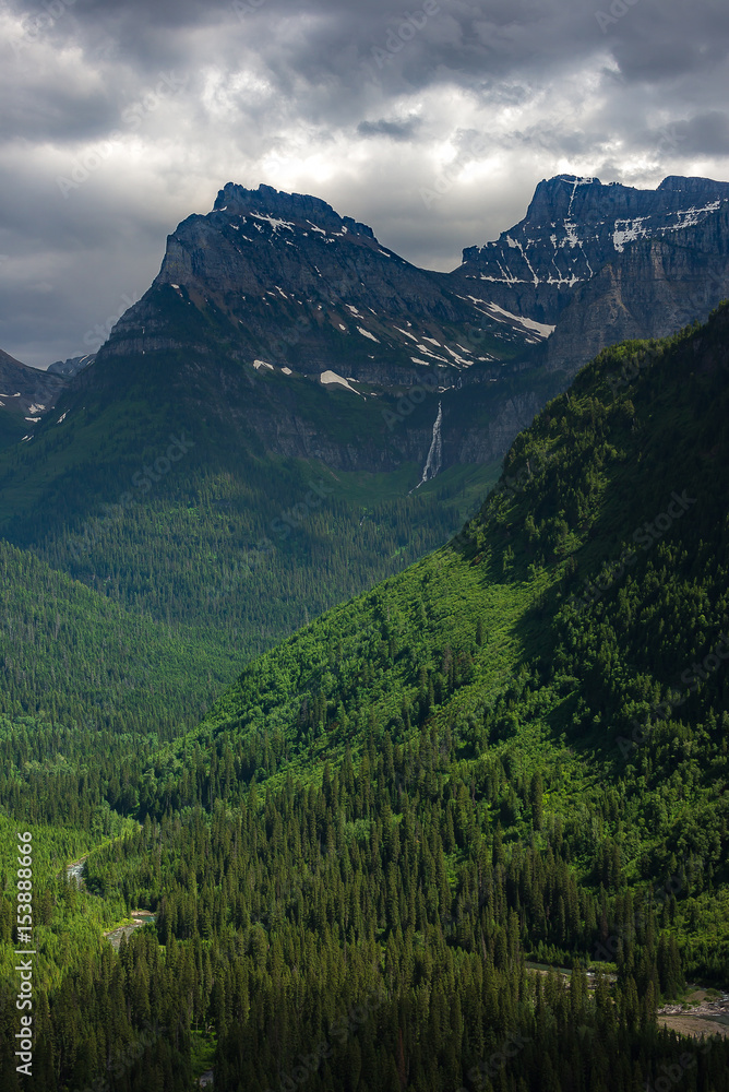 Landscape of Going to the Sun Road