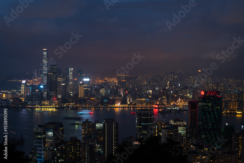 홍콩 야경 (Hong Kong Nightview) © HYEONMIN LEE