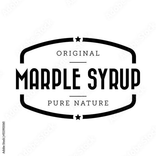 Marple Syrup vintage sign