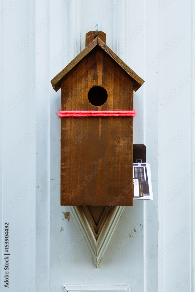 Amsterdam Mailbox and birds nest Amsterdam Mailbox and birds nest