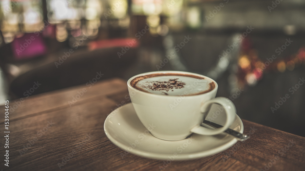 Hot Cappuccino Coffee