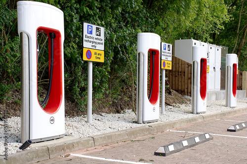 Wallpaper Mural Electric car charging points. Torontodigital.ca