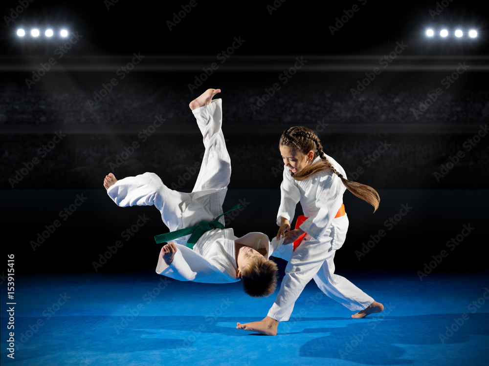 Little children martial arts fighters Little children martial arts fighters