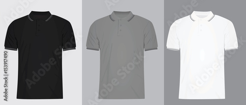 Men polo t shirt template vector