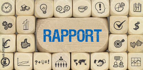 Rapport / Würfel mit Symbole