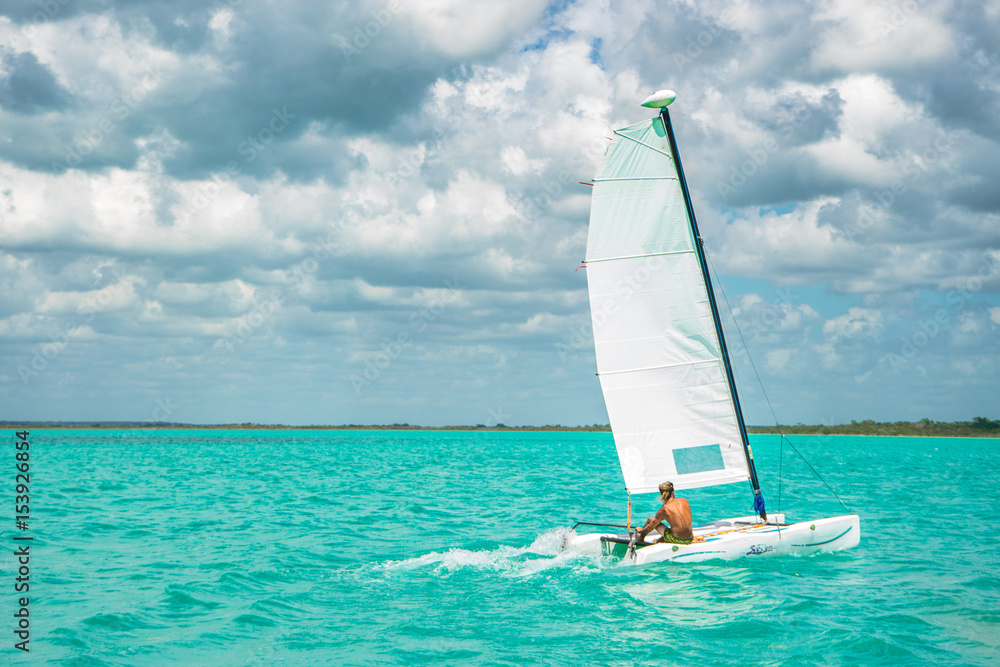 Naklejka premium Salor in Bacalar