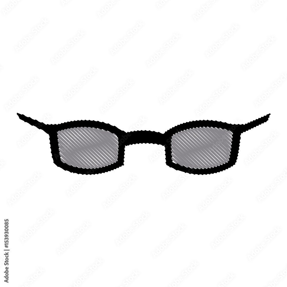 glasses accessory vision style cartoon vector illustration glasses accessory vision style cartoon vector illustration