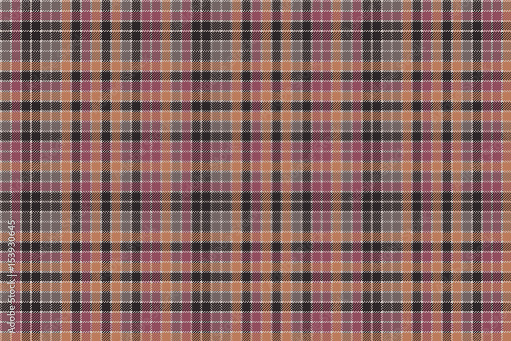 Red orange mosaic plaid seamless fabric texture Red orange mosaic plaid seamless fabric texture