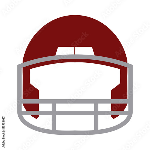 red helmet football equipment sport image vector illustration