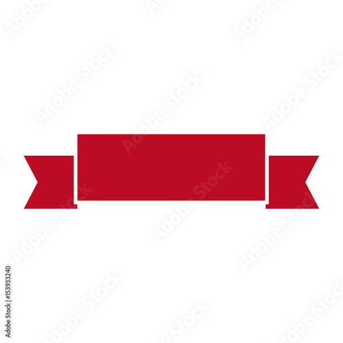 Free Download red ribbon banner decoration sport vector illustration - GFXLoad