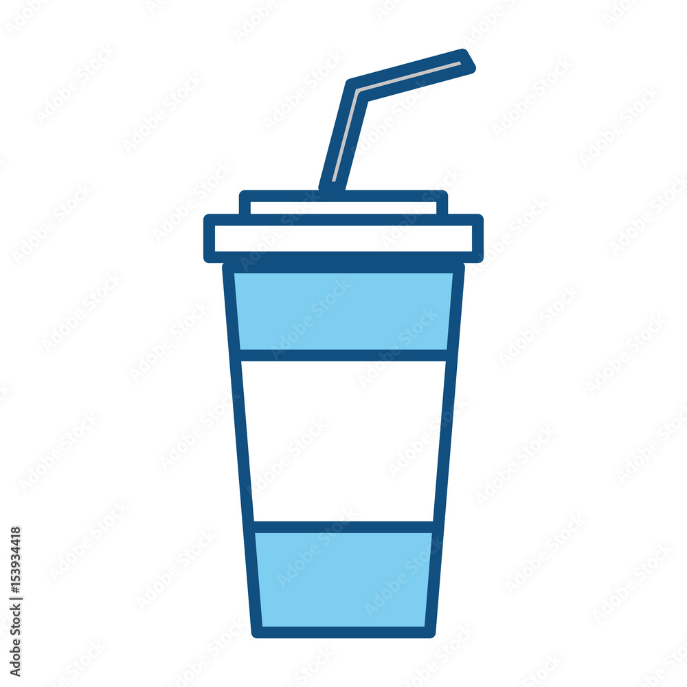 Soda plastic cup icon vector illustration graphic design Soda plastic cup icon vector illustration graphic design