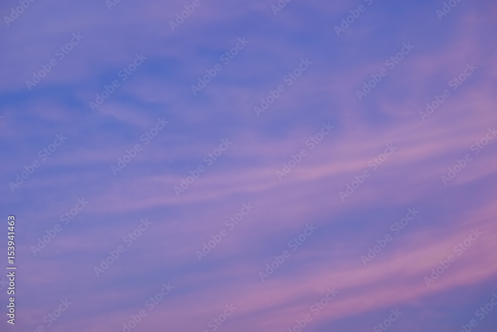 Obraz premium colorful of sky with clouds in the evening,Background