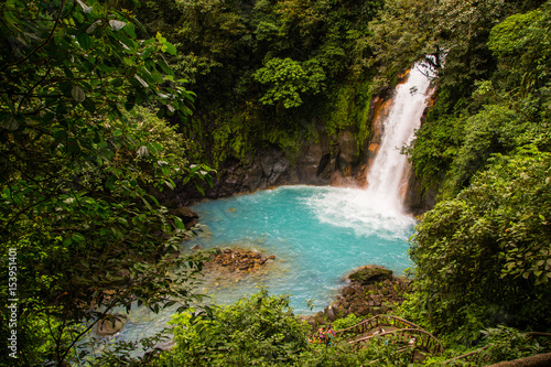 Rio Azul, wonderful waterfall in Costa Rica
