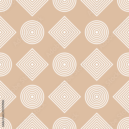 Geometric seamless pattern. Colored background