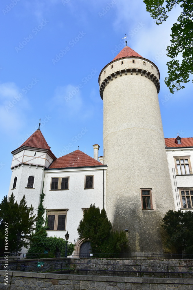 castle Konopiste in Czech republic