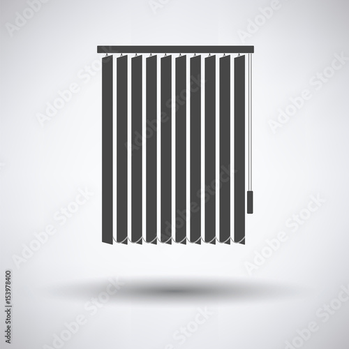 Office vertical blinds icon