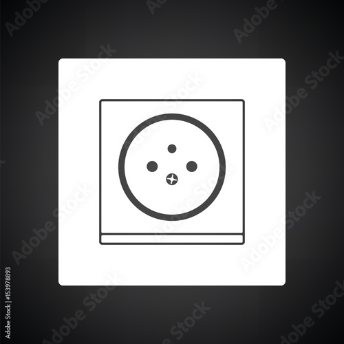 France electrical socket icon