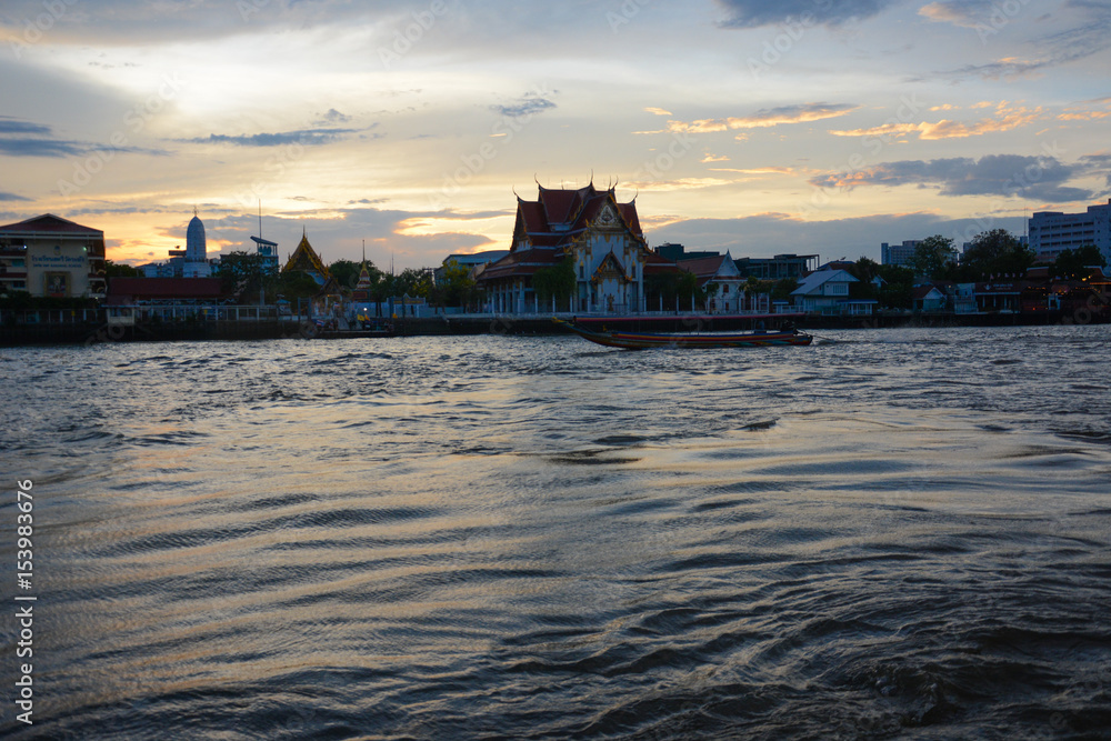 Chao Phraya River in Bangkok, Thailand Chao Phraya River in Bangkok, Thailand