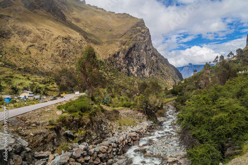 Tarija valley near Olllantaytambo, Peru