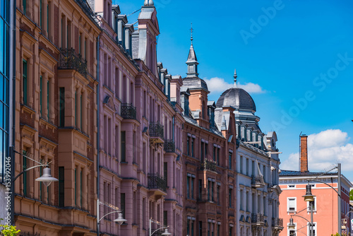 Obraz na plátně Rosenheim Innenstadt Gillitzerblock