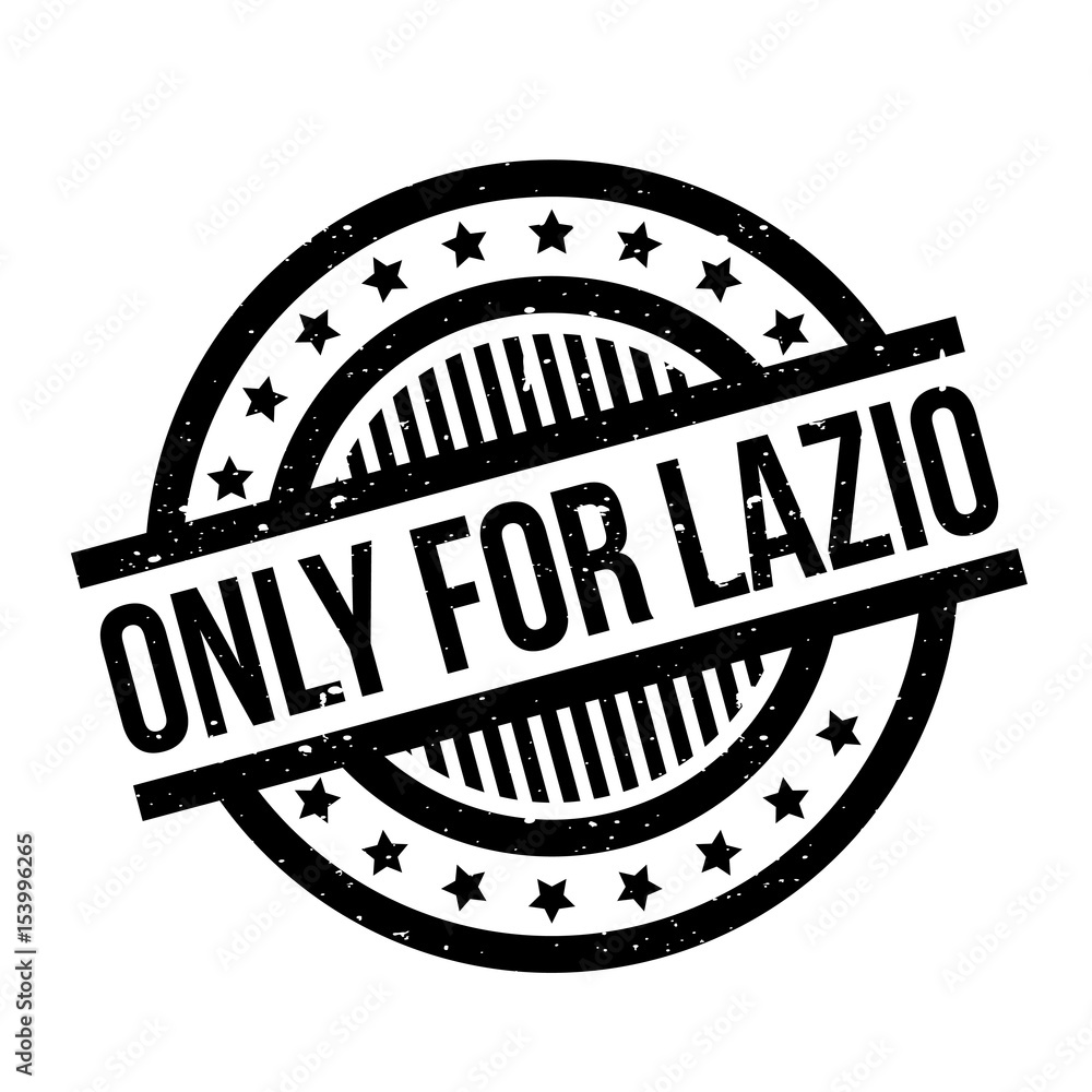 Only For Lazio rubber stamp. Grunge design with dust scratches. Effects can be easily removed for a clean, crisp look. Color is easily changed. Only For Lazio rubber stamp. Grunge design with dust scratches. Effects can be easily removed for a clean, crisp look. Color is easily changed.