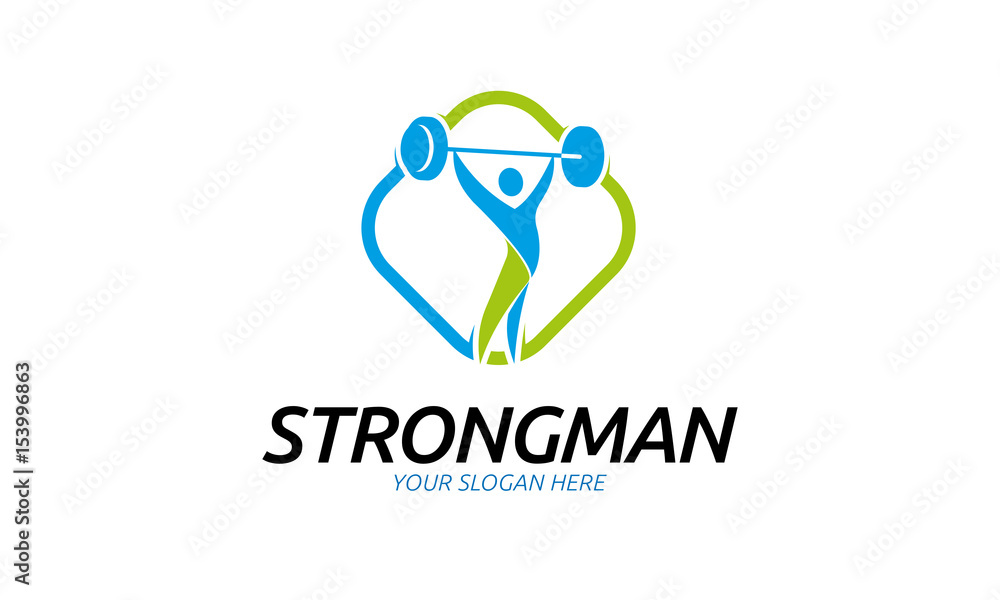 Strang Man Logo