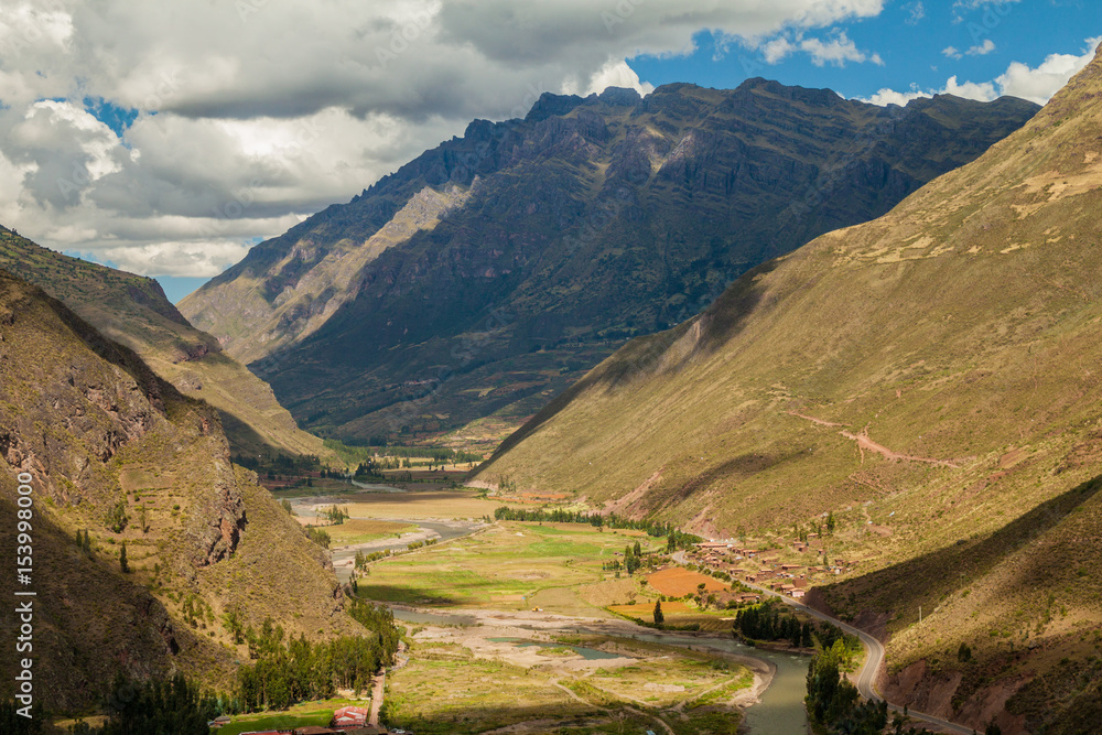 Sacred Valley of Incas near Pisac village, Peru