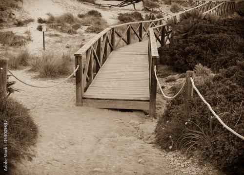 Die Brücke am Strand