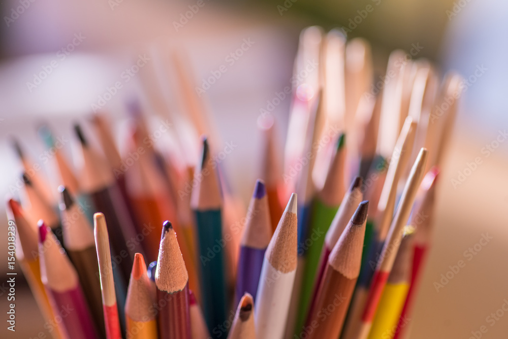 Close up of a Sharpened Colored Pencils
Close up of a Sharpened Colored Pencils