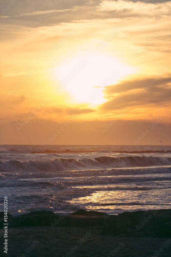 Fototapeta premium East Hampton beach at sunset