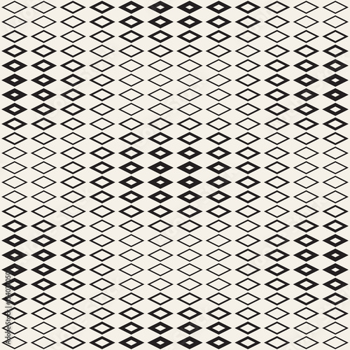 Repeating Rectangle Tiles. Stylish Monochrome Lattice. Vector Seamless Pattern.