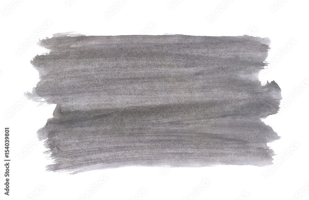 A fragment of the grey background painted with watercolors A fragment of the grey background painted with watercolors