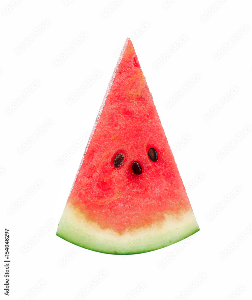 Sliced ripe watermelon isolated on white background Sliced ripe watermelon isolated on white background