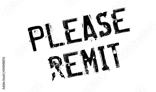 Please Remit rubber stamp. Grunge design with dust scratches. Effects can be easily removed for a clean, crisp look. Color is easily changed.