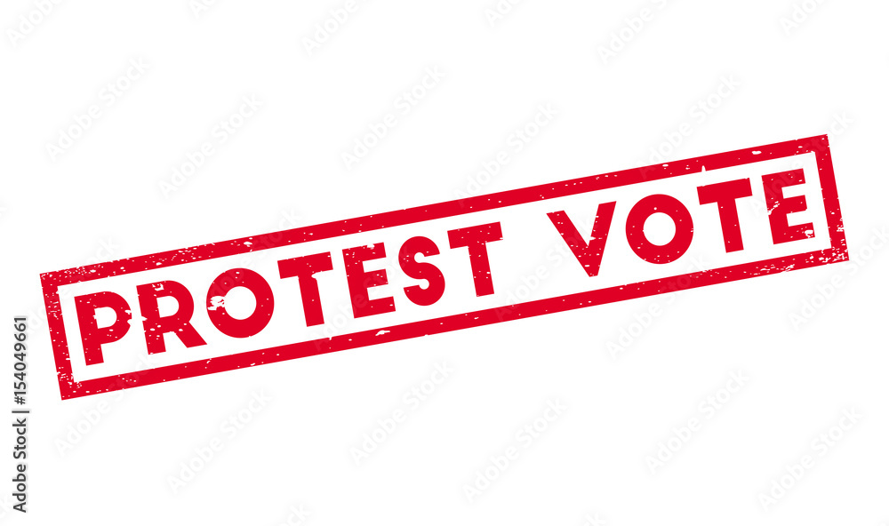 Protest Vote rubber stamp. Grunge design with dust scratches. Effects can be easily removed for a clean, crisp look. Color is easily changed. Protest Vote rubber stamp. Grunge design with dust scratches. Effects can be easily removed for a clean, crisp look. Color is easily changed.