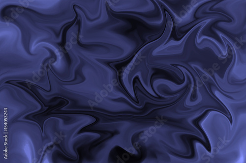 Digital blurred indigo background with spread liquify flow for design