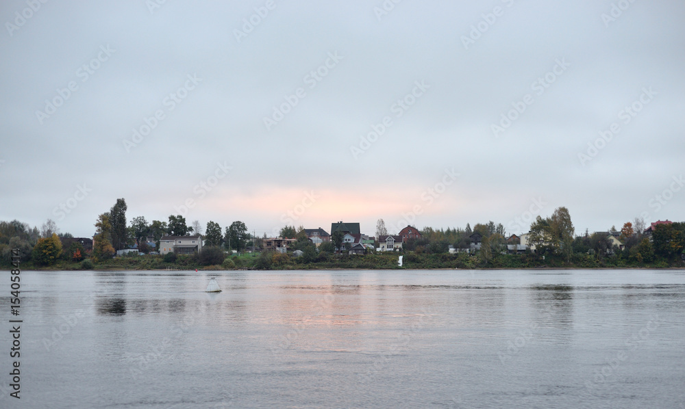 View of Neva river.