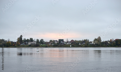 View of Neva river. © konstan