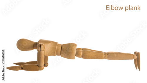 elbow plank pose