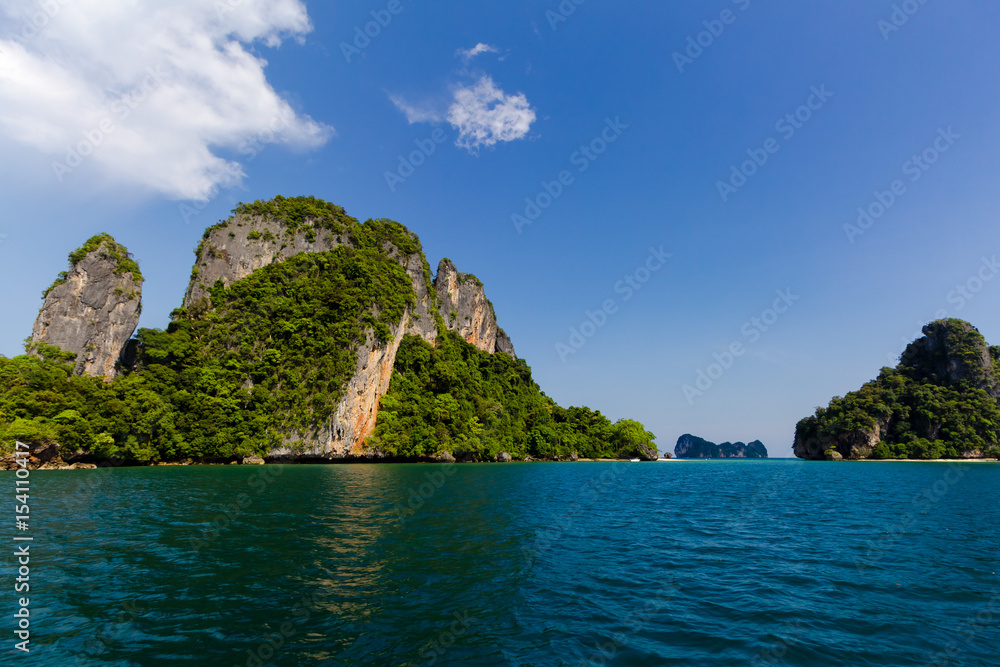 Island lagoon at the ocean, Thailand