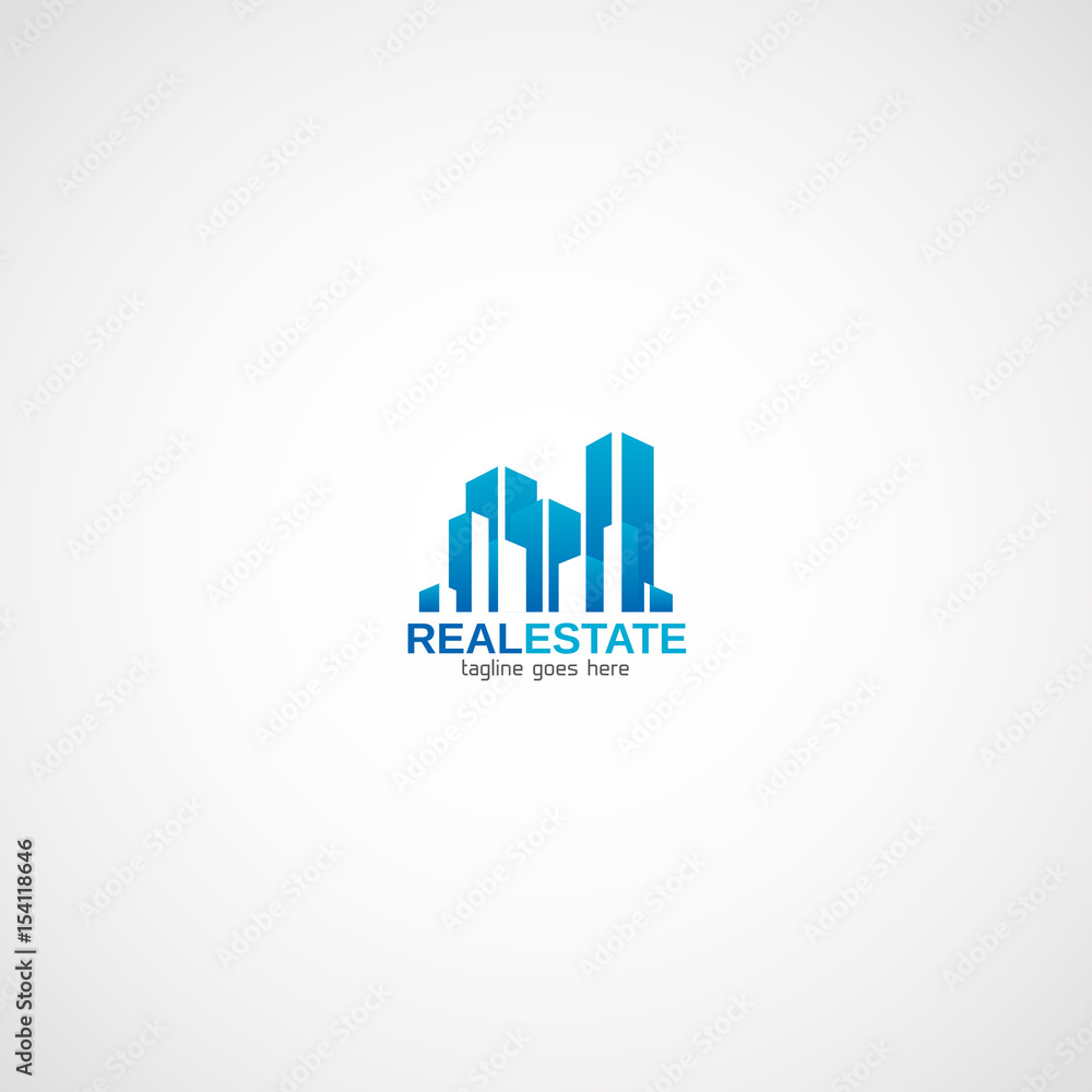 Real Estate vector logo.
